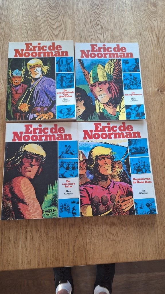 Eric de Noorman De Romeinse helm 1974 + 3 andere, Ophalen of Verzenden, Zo goed als nieuw, HANS G. KRESSE, Meerdere stripboeken