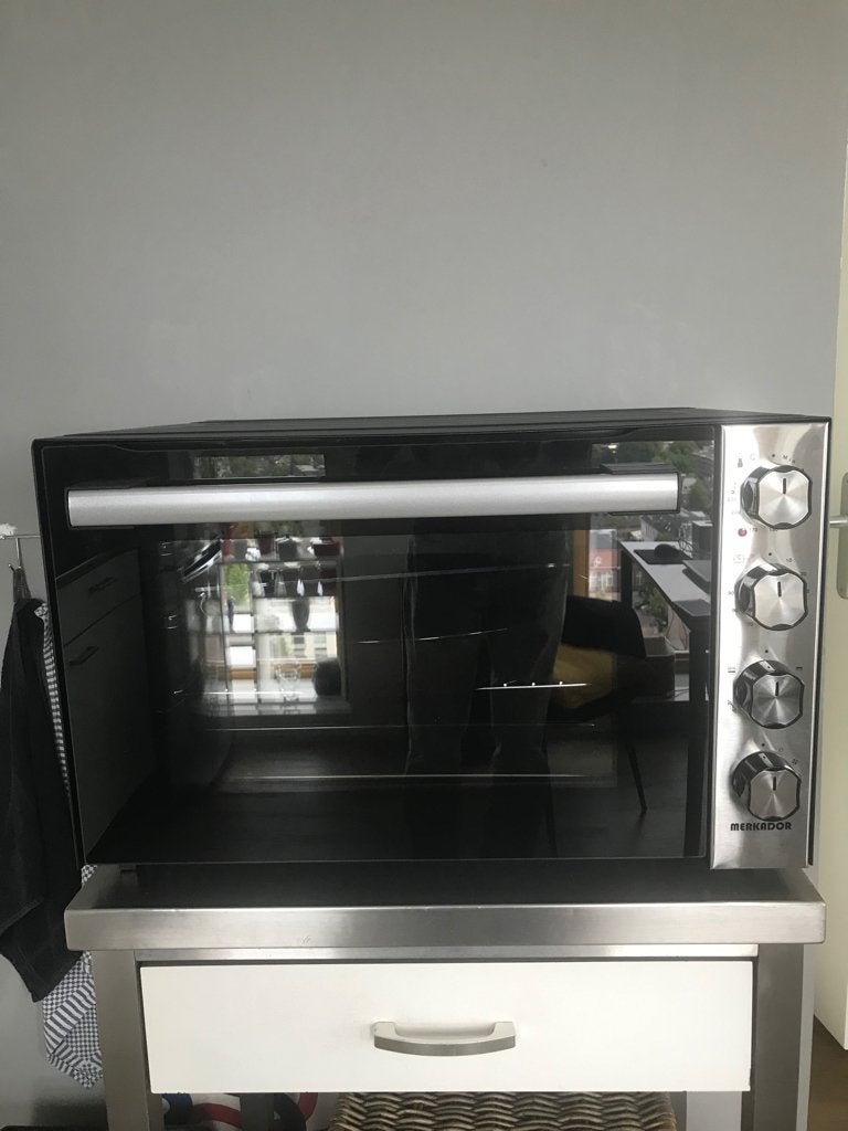 Hetelucht  oven, Witgoed en Apparatuur, Ovens, Zo goed als nieuw, Vrijstaand, Heteluchtoven, Overige merken, Minder dan 45 cm