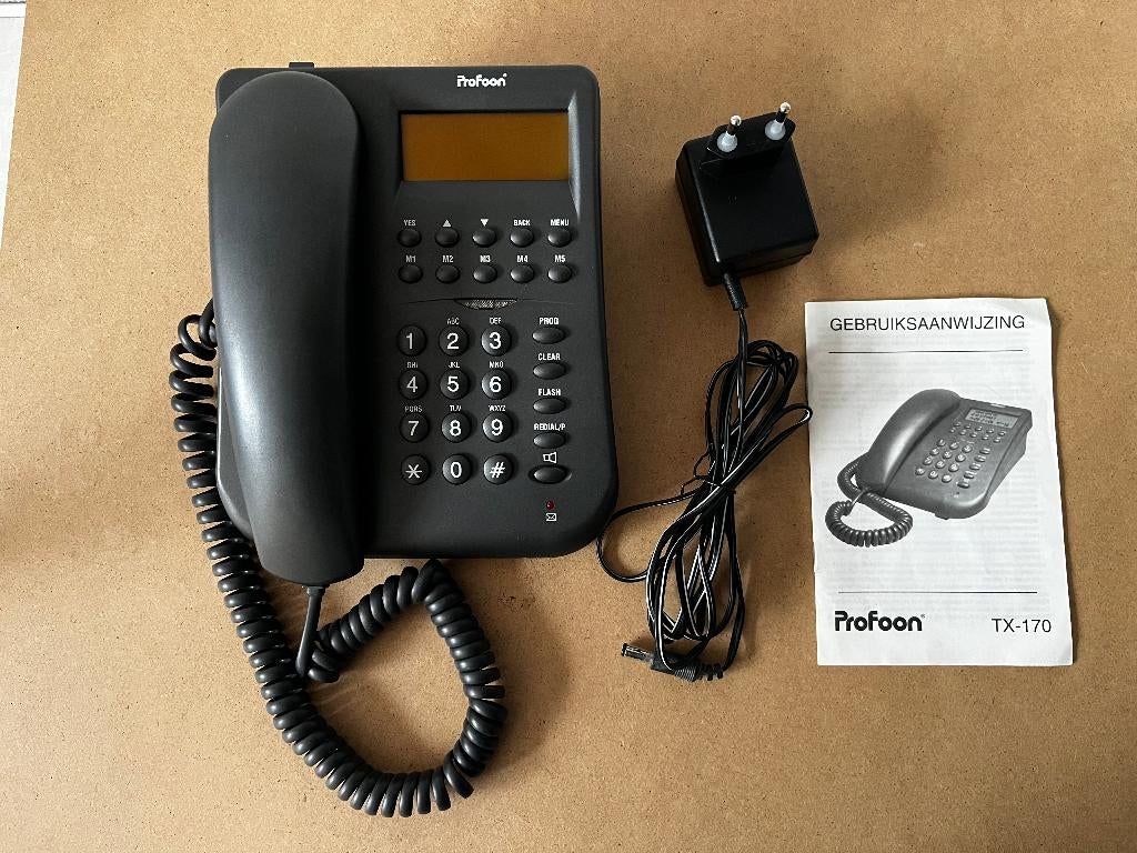 Profoon TX-170, Telecommunicatie, Vaste telefoons | Handsets en Draadloos, Ophalen of Verzenden, Gebruikt, 1 handset