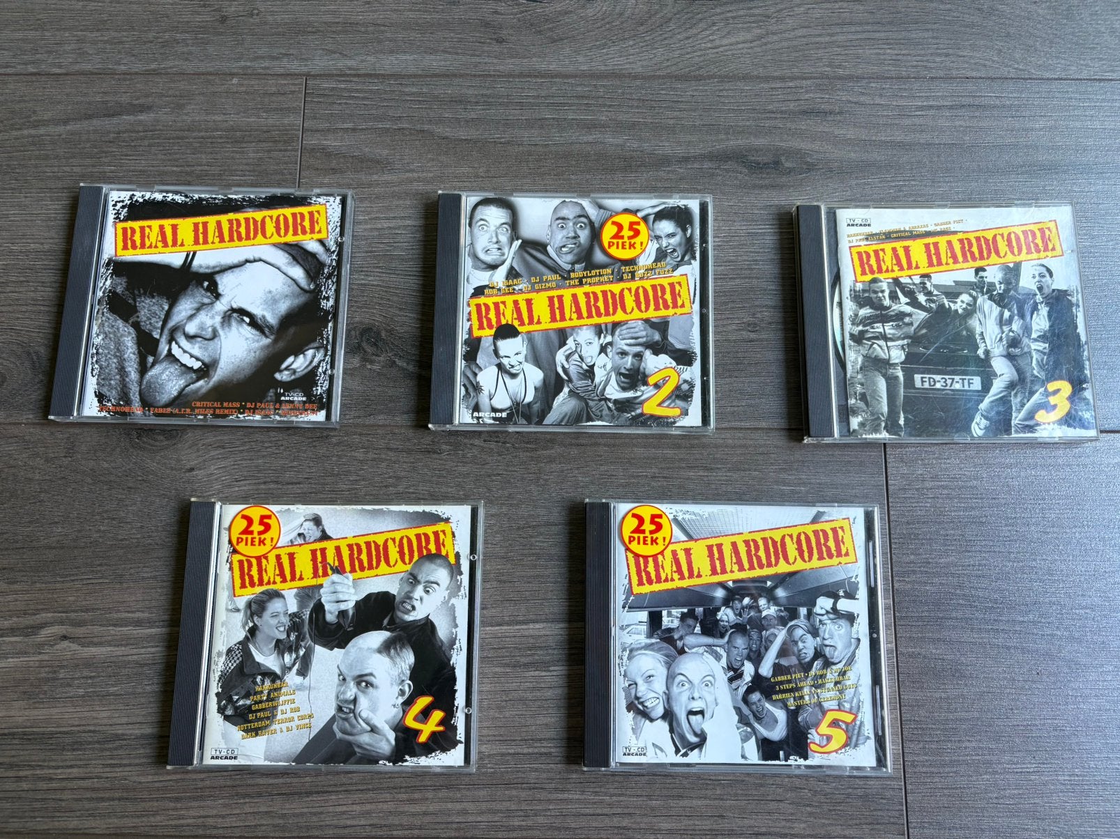 5x Real Hardcore, Ophalen of Verzenden, Gebruikt, Hardcore