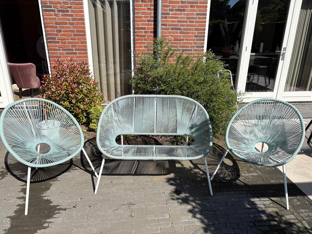 Mintgroen tuinset (Karwei), Ophalen, Gebruikt, Overige materialen