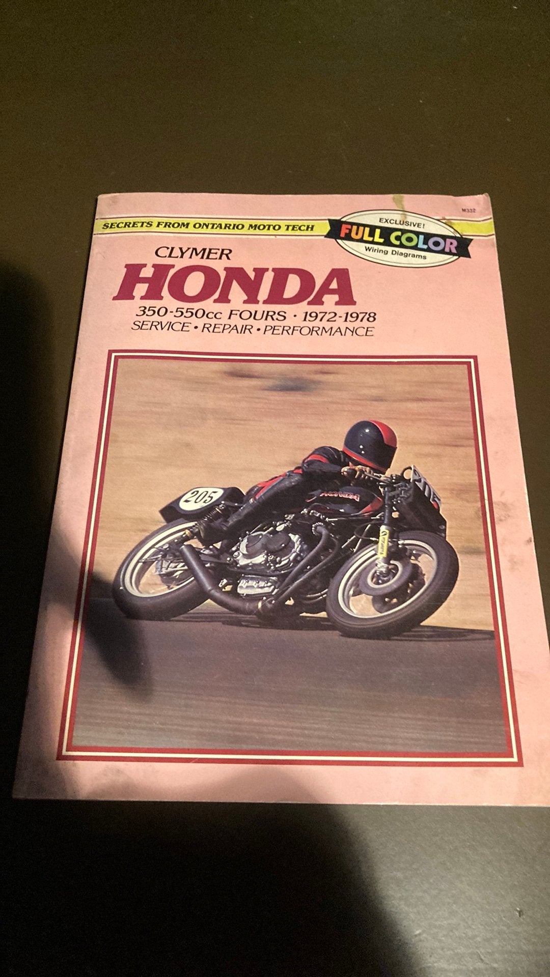Clymer Honda Service Manual 350-550cc Fours 1972-1978, Ophalen of Verzenden, Honda