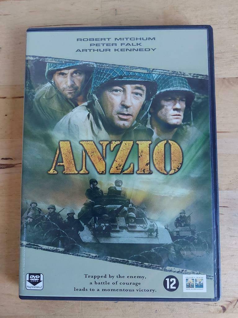 Anzio - 1969 Robert Mitchum oorlogsfilm, Alle leeftijden, Ophalen of Verzenden, Zo goed als nieuw, 1940 tot 1960