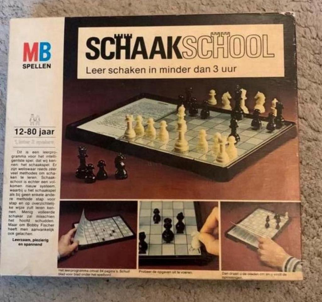 Schaakschool mb spellen, Ophalen, Gebruikt