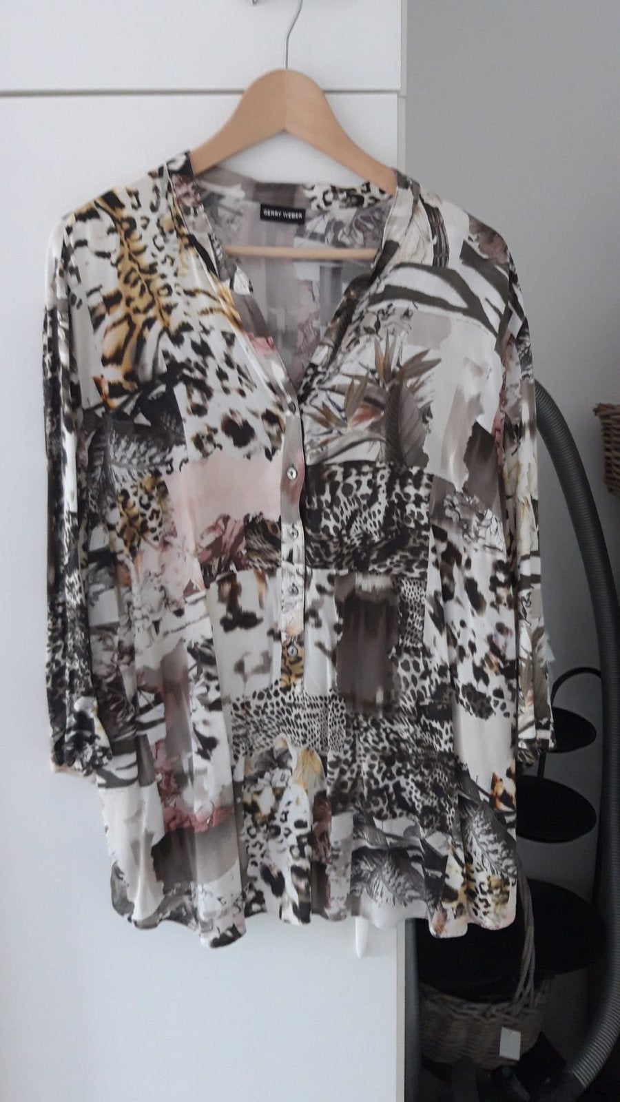 Gerry Weber Blouse Maat 46, Ophalen of Verzenden, Zo goed als nieuw, Maat 46/48 (XL) of groter, Meerkleurig