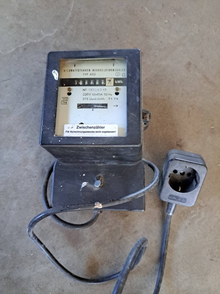 Stroommeter met kabelstekker, Ophalen, Gebruikt, Overige merken, Overige typen