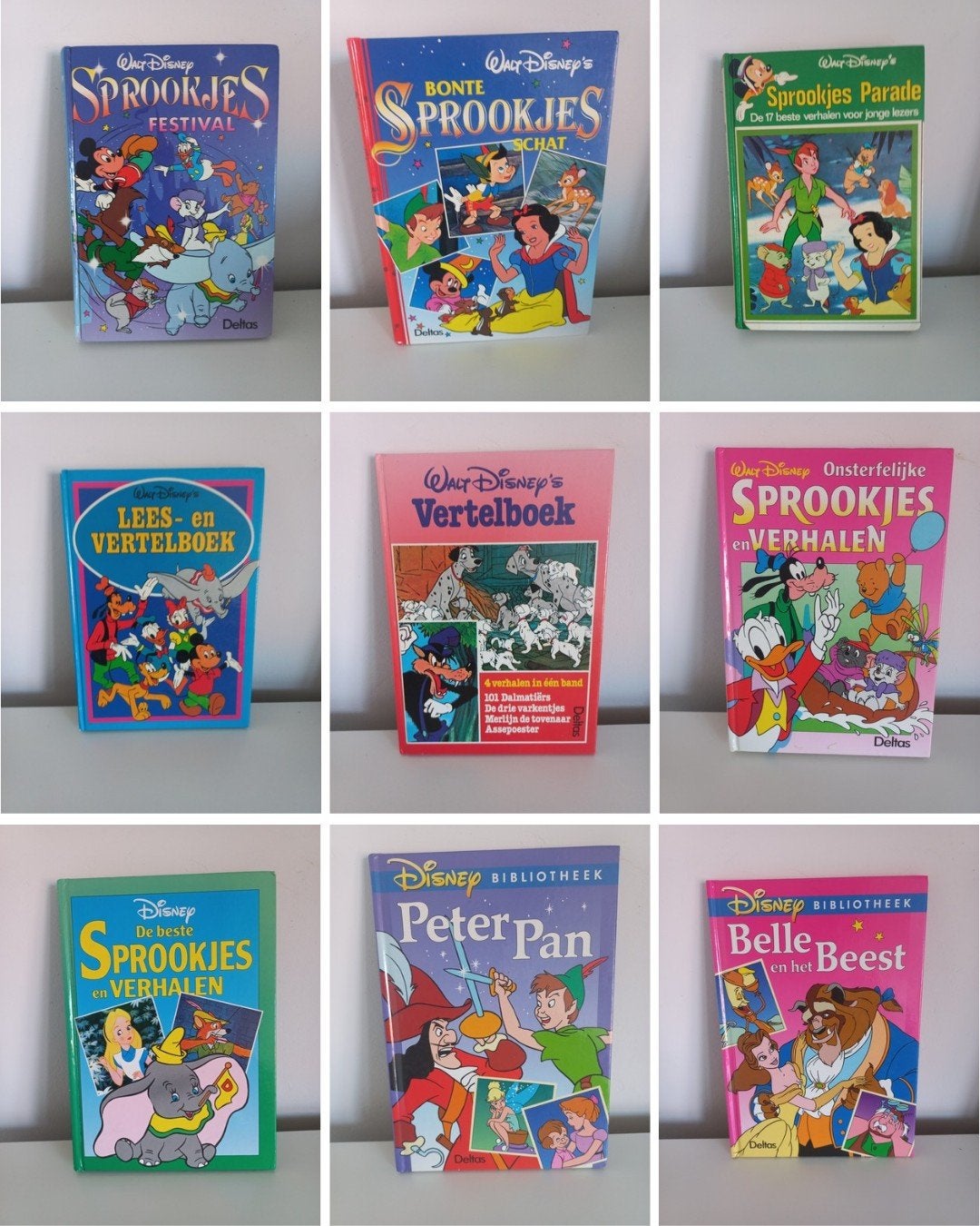18 Disney boeken, Gelezen, Jongen of Meisje, Ophalen of Verzenden, Voorleesboek