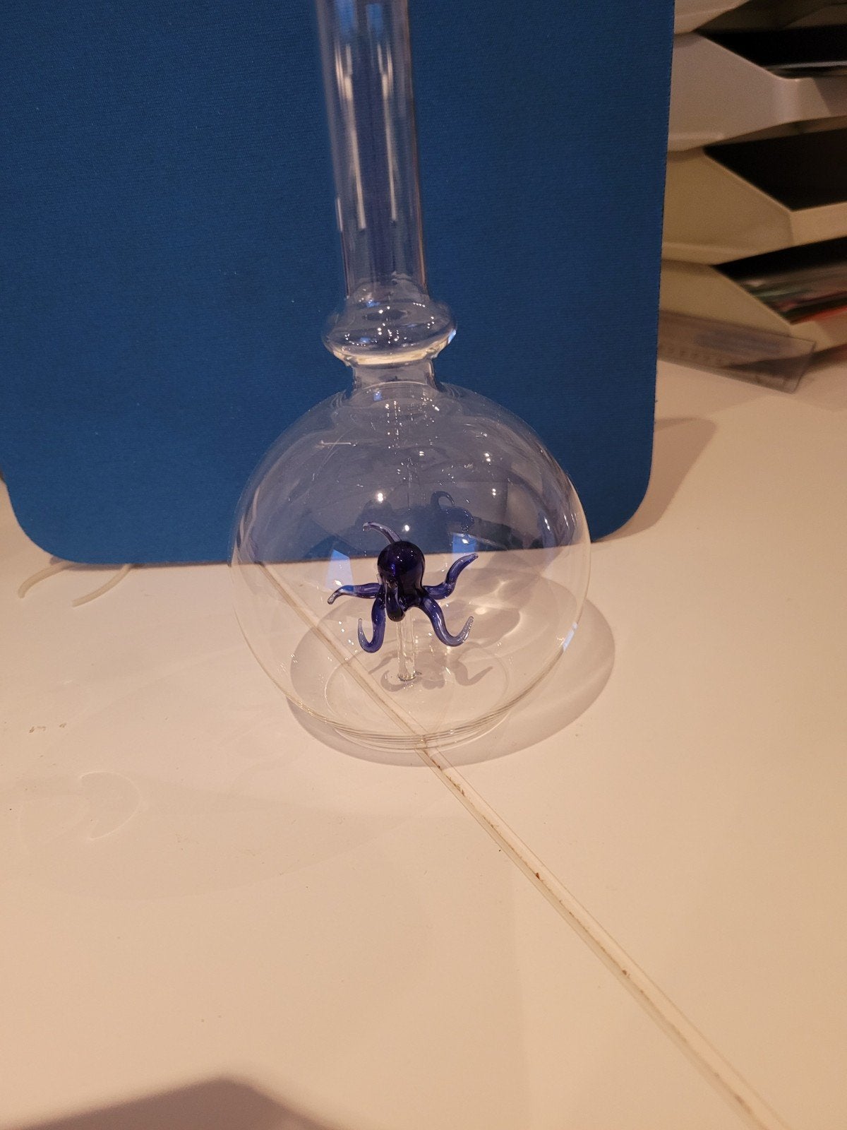 Glazen Octopus en Krabben Decoratie, Ophalen of Verzenden
