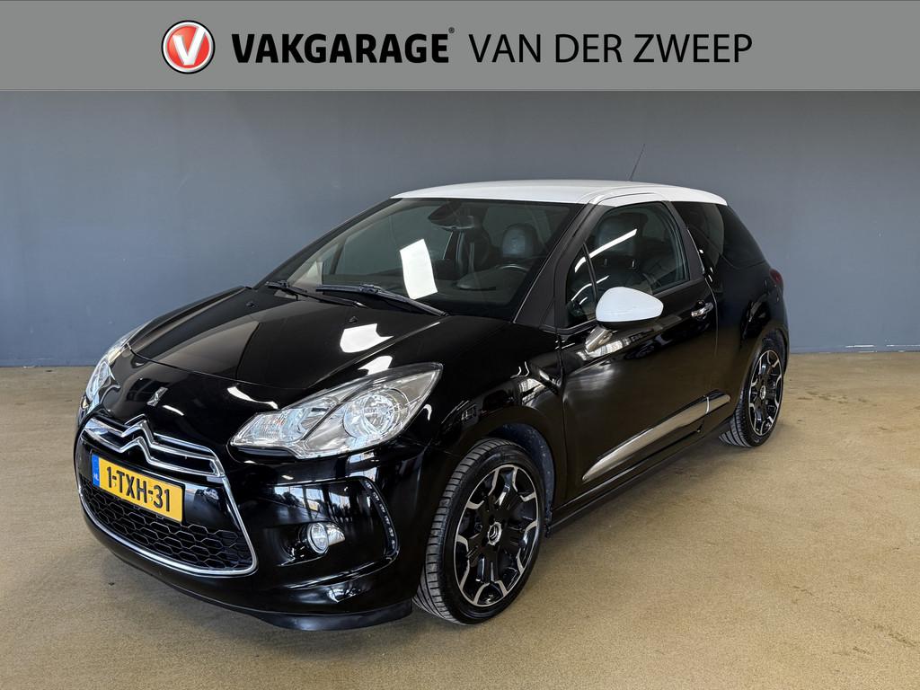 Citroën DS3 1.2 VTi So Chic | Leder (bj 2014), Voorwielaandrijving, Euro 5, Start-stop-systeem, Gebruikt