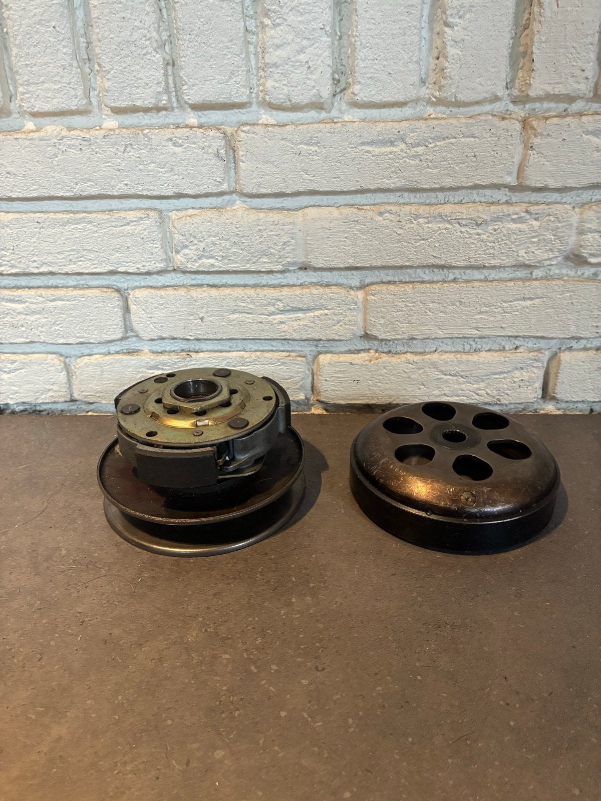 Runner 125-180 dubbel gelagerde koppeling + koppelingshuis, Ophalen of Verzenden, Gebruikt, Overige typen, Piaggio