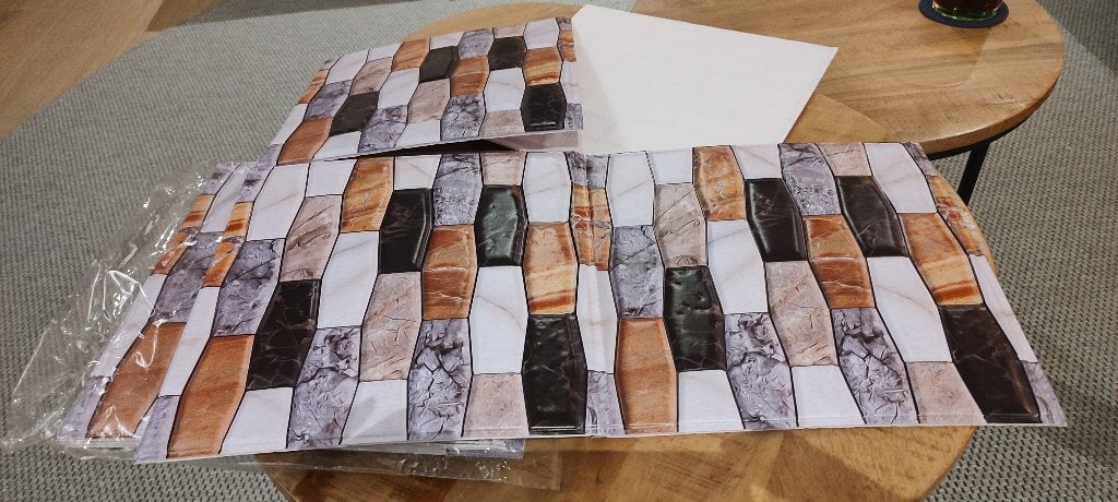 Foam achtige plak platen met tegel structuur, Ophalen of Verzenden, Nieuw