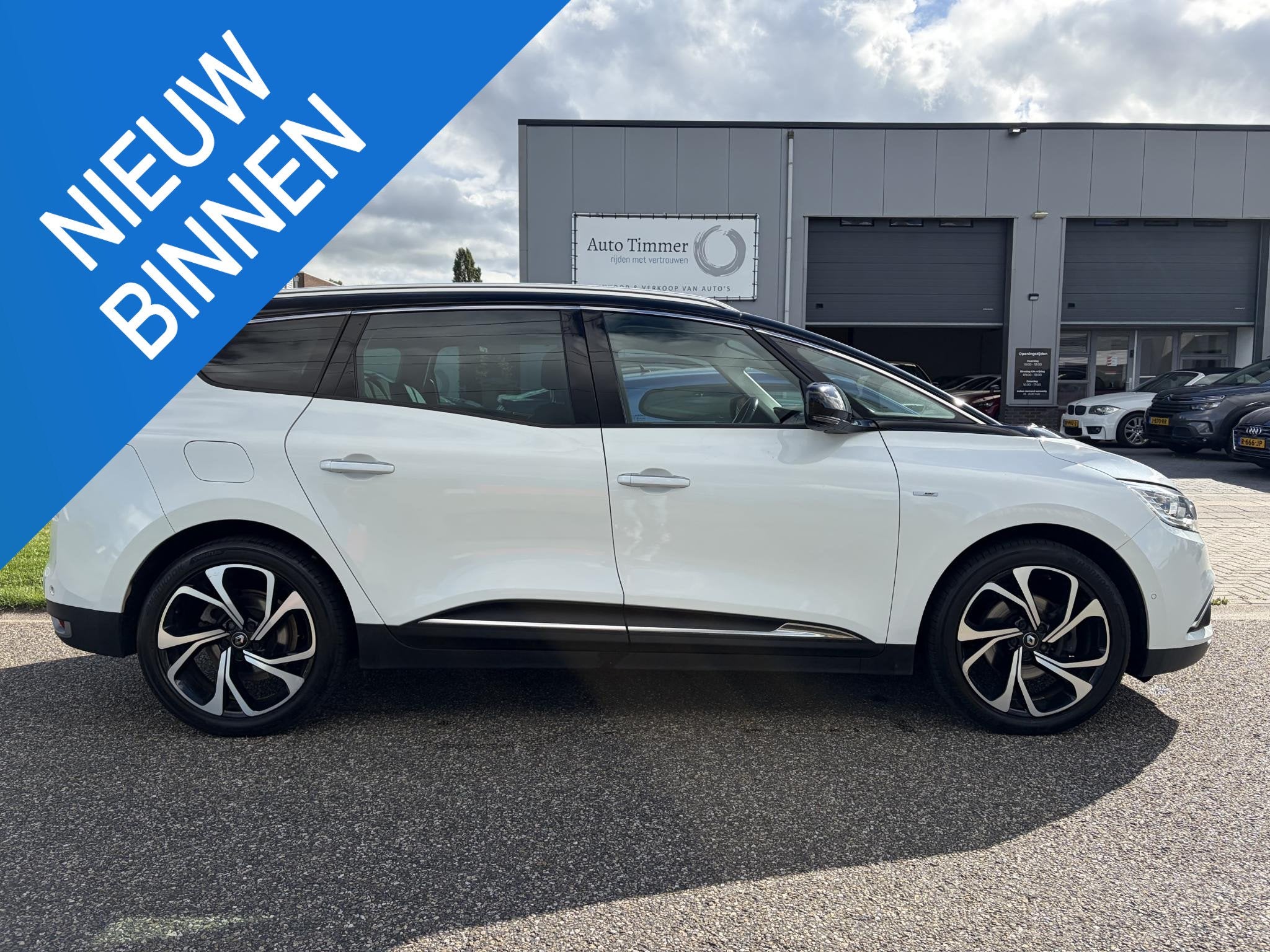 Renault Grand Scénic 1.3 TCe Bose, Auto's, Gebruikt, Euro 6, 4 cilinders, Wit