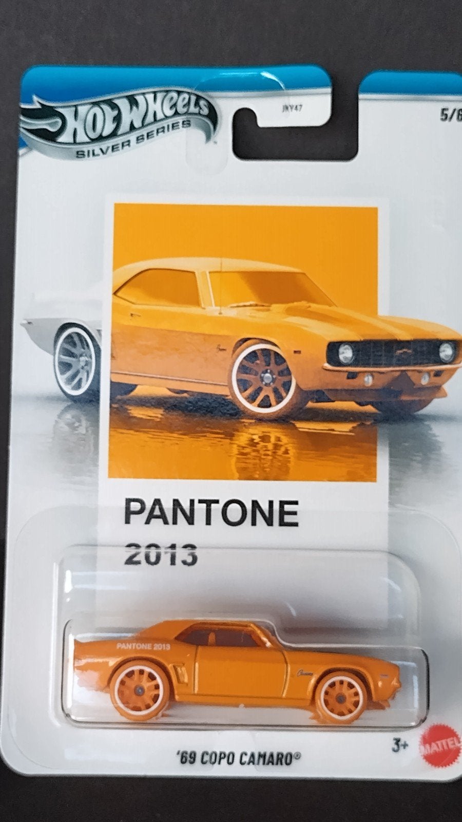 Chevrolet Copo Camaro 1969 1:64 Hotwheels Pantone Pol, Auto, Verzenden, Nieuw, M