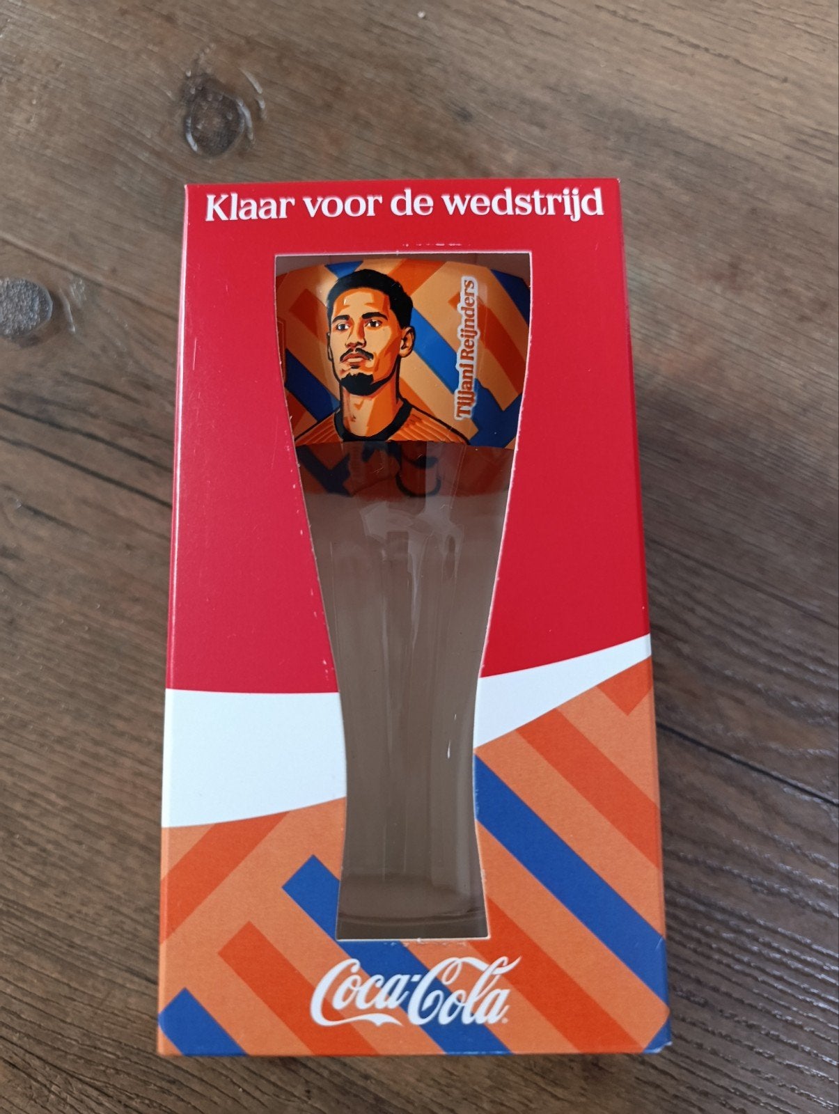 Coca Cola WK glas Tijjani Reijnders, Ophalen of Verzenden, Nieuw