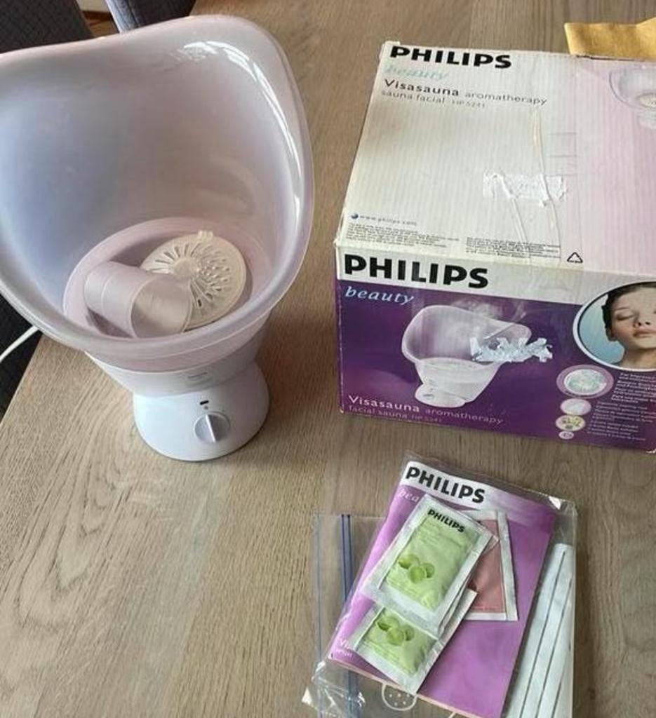 Philips Visasauna Aromatherapy Gezichtssauna HP 5241, Ophalen of Verzenden, Zo goed als nieuw, Overige typen