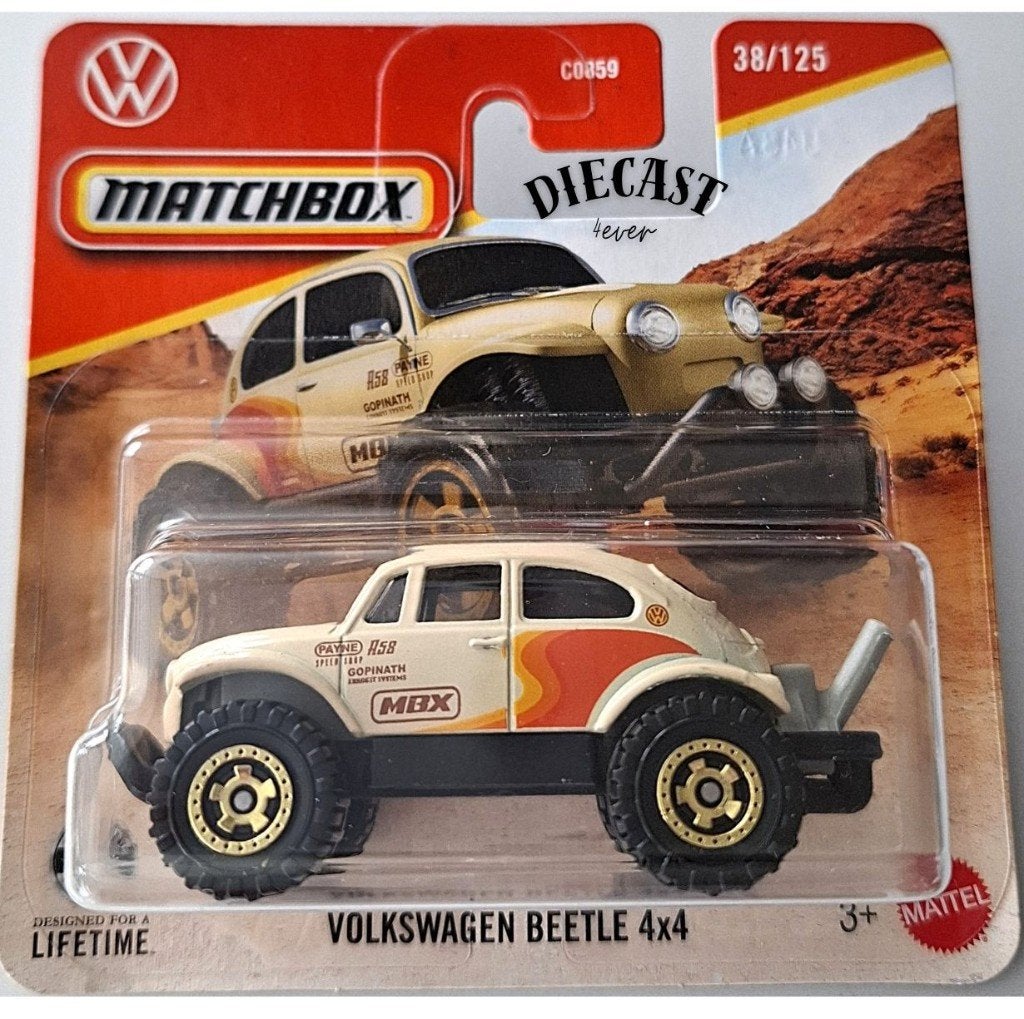 Matchbox Volkswagen Beetle 4x4 beige, Ophalen, Nieuw, Auto