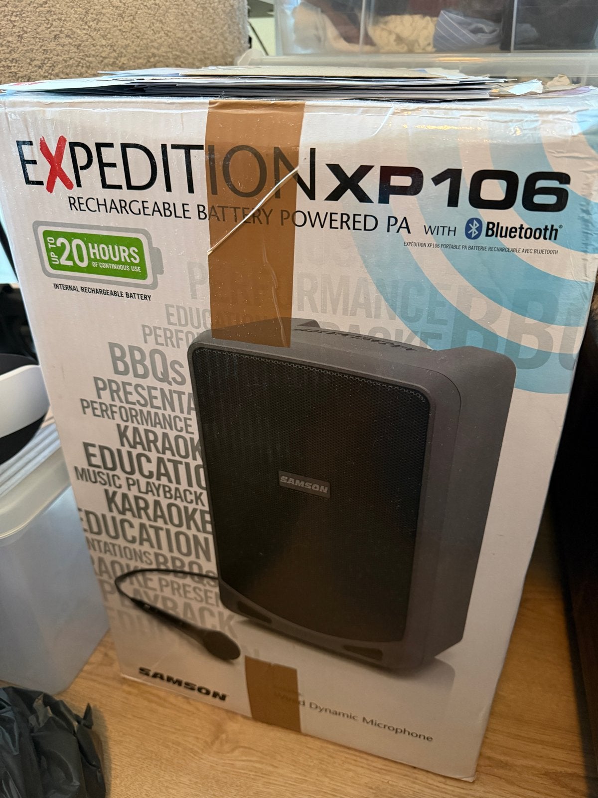 Samson Expedition XP106 Draagbare Speaker met Bluetooth + Mi