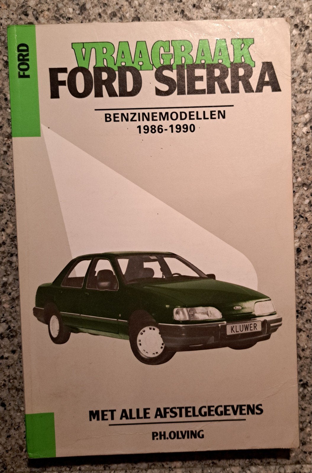 Oud boek Vraagbaak Ford Sierra benzinemodellen 1986  1990, Ophalen of Verzenden
