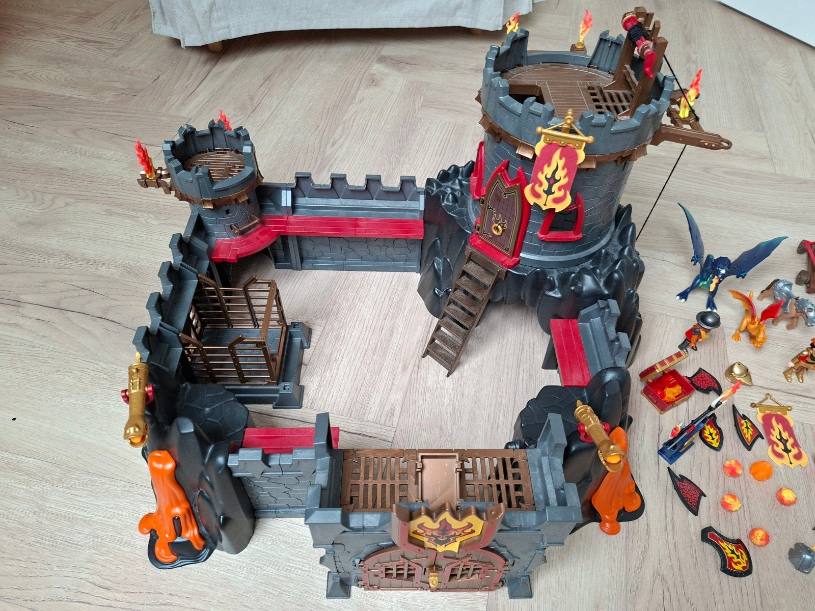 Playmobil Novelmore Kasteel van de Burnham Raiders 70221, Kinderen en Baby's, Gebruikt, Complete set, Ophalen of Verzenden, Kasteel/Fort