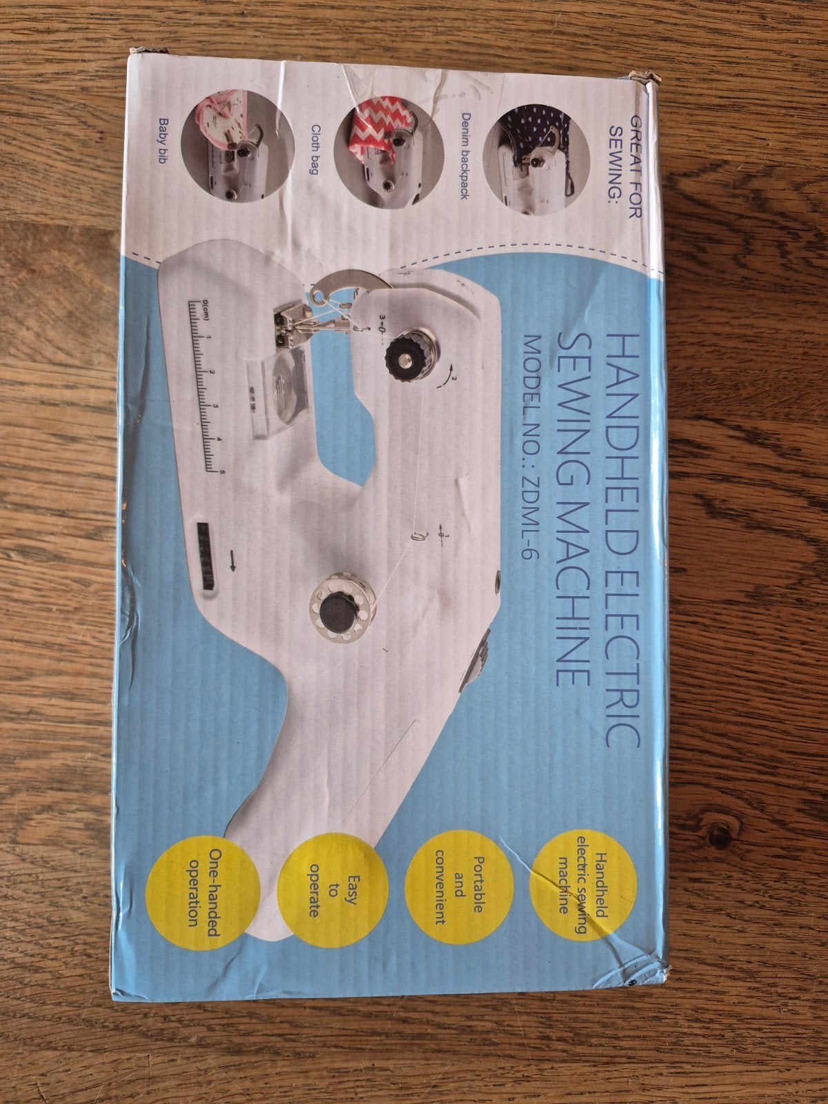 Gloednieuwe Handheld Elektrische Naaimachine - Model 7DML-6, Ophalen of Verzenden, Nieuw, Naaimachine, Overige merken
