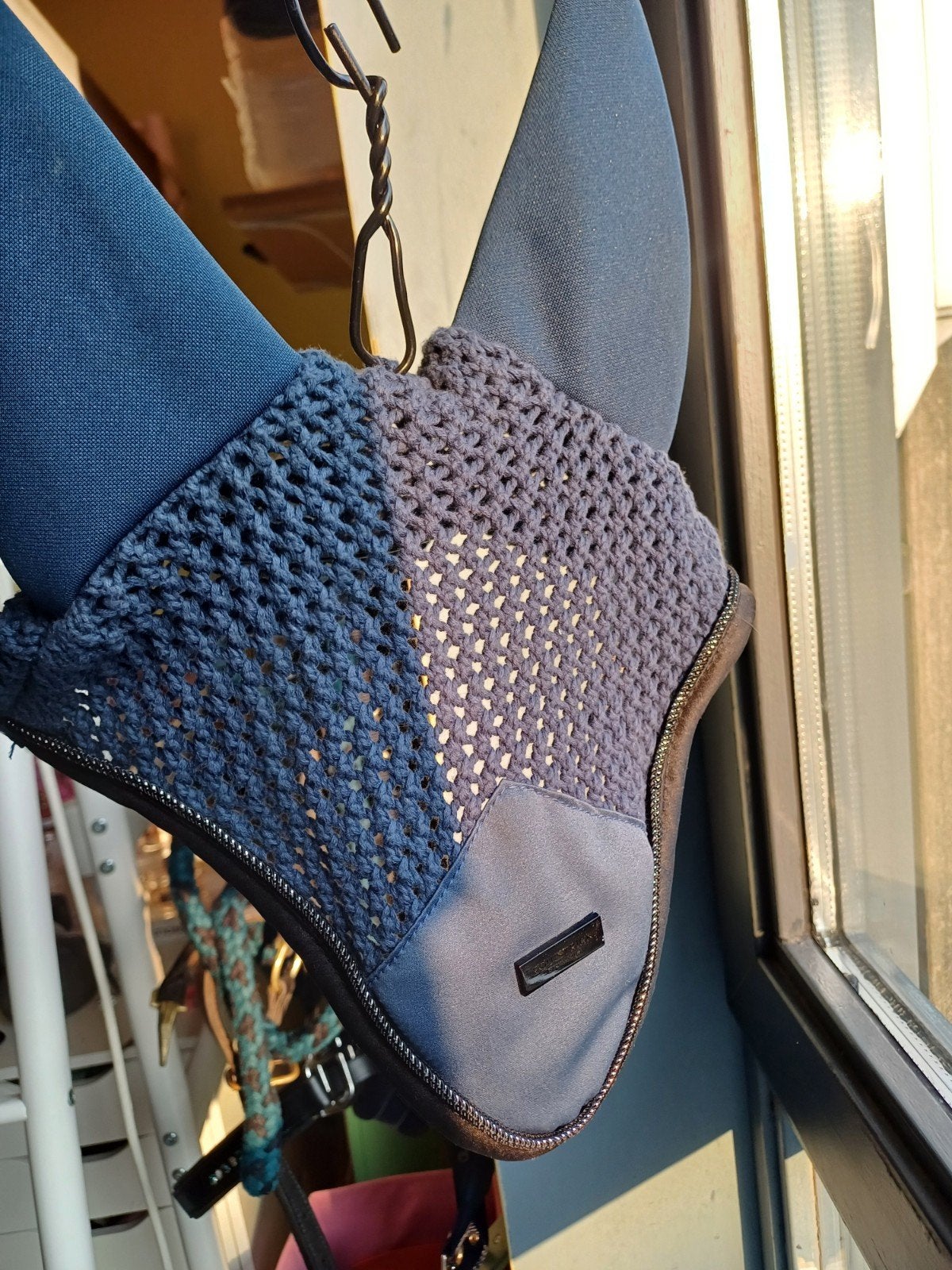 Equestrian stockholm oornetje pony, Oornetje, Zo goed als nieuw, Blauw, Overige merken