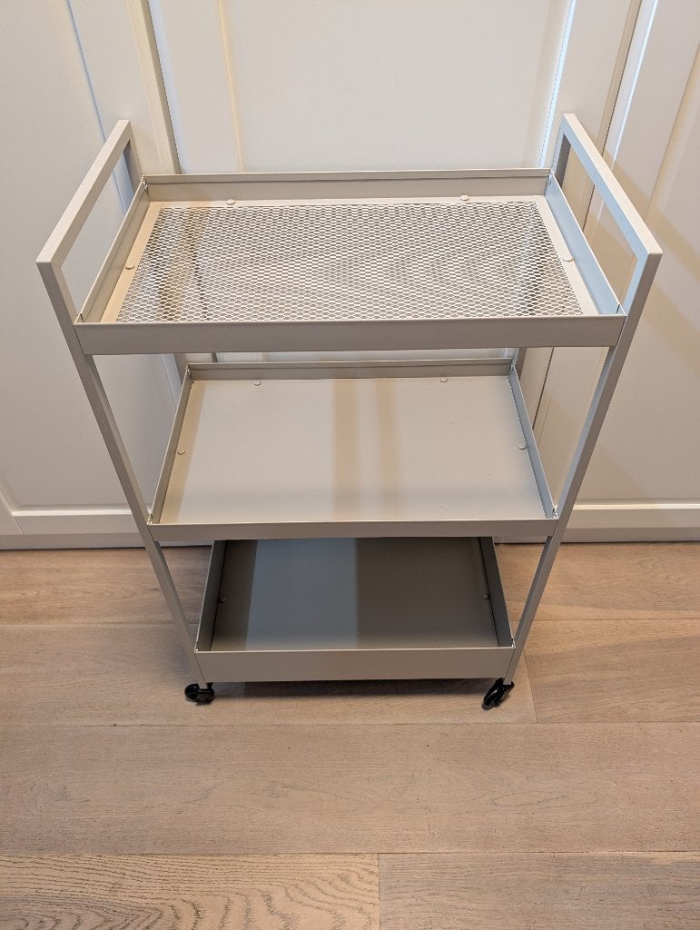 IKEA NISSAFORS beige trolley, Ophalen, Nieuw