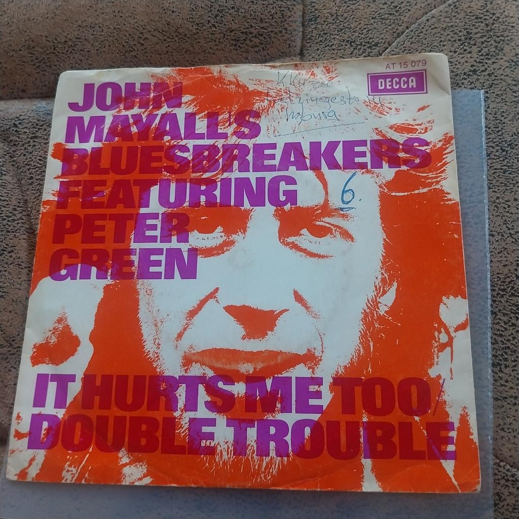 John Mayall's Bluesbreakers - It Hurts Me Too (Single), Cd's en Dvd's, Vinyl Singles, Fotohoes, Ophalen of Verzenden, Gebruikt