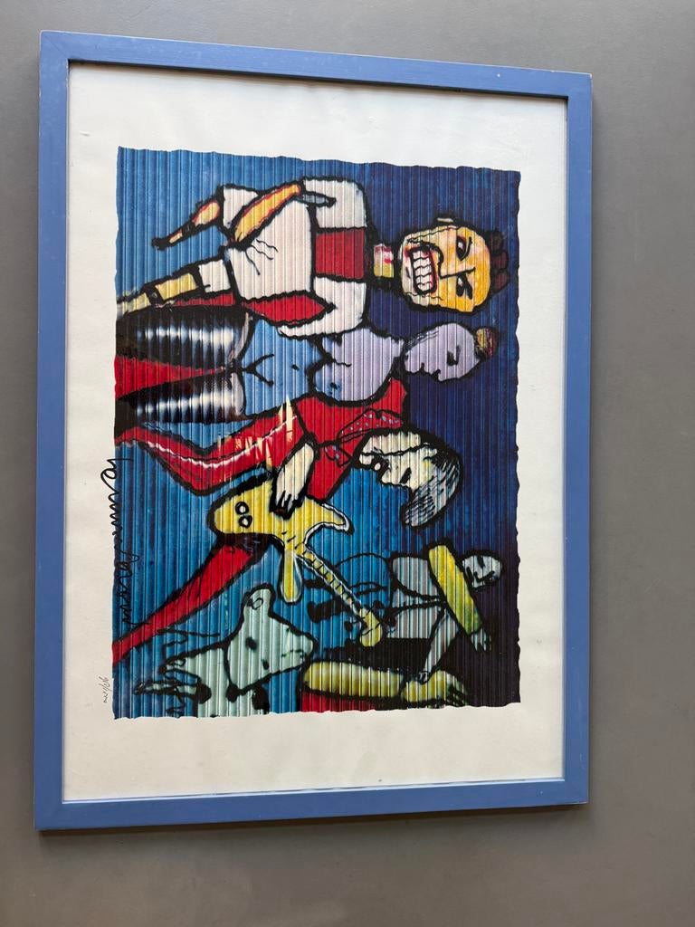 Herman Brood afdruk Rock 'n' Roll Junkie' (918/1000), Ophalen