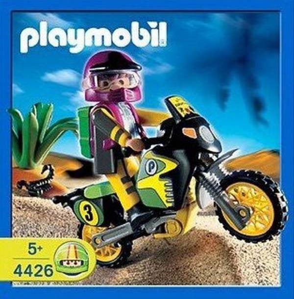 Playmobil Dakar motor, Complete set, Voertuig, Ophalen of Verzenden, Zo goed als nieuw
