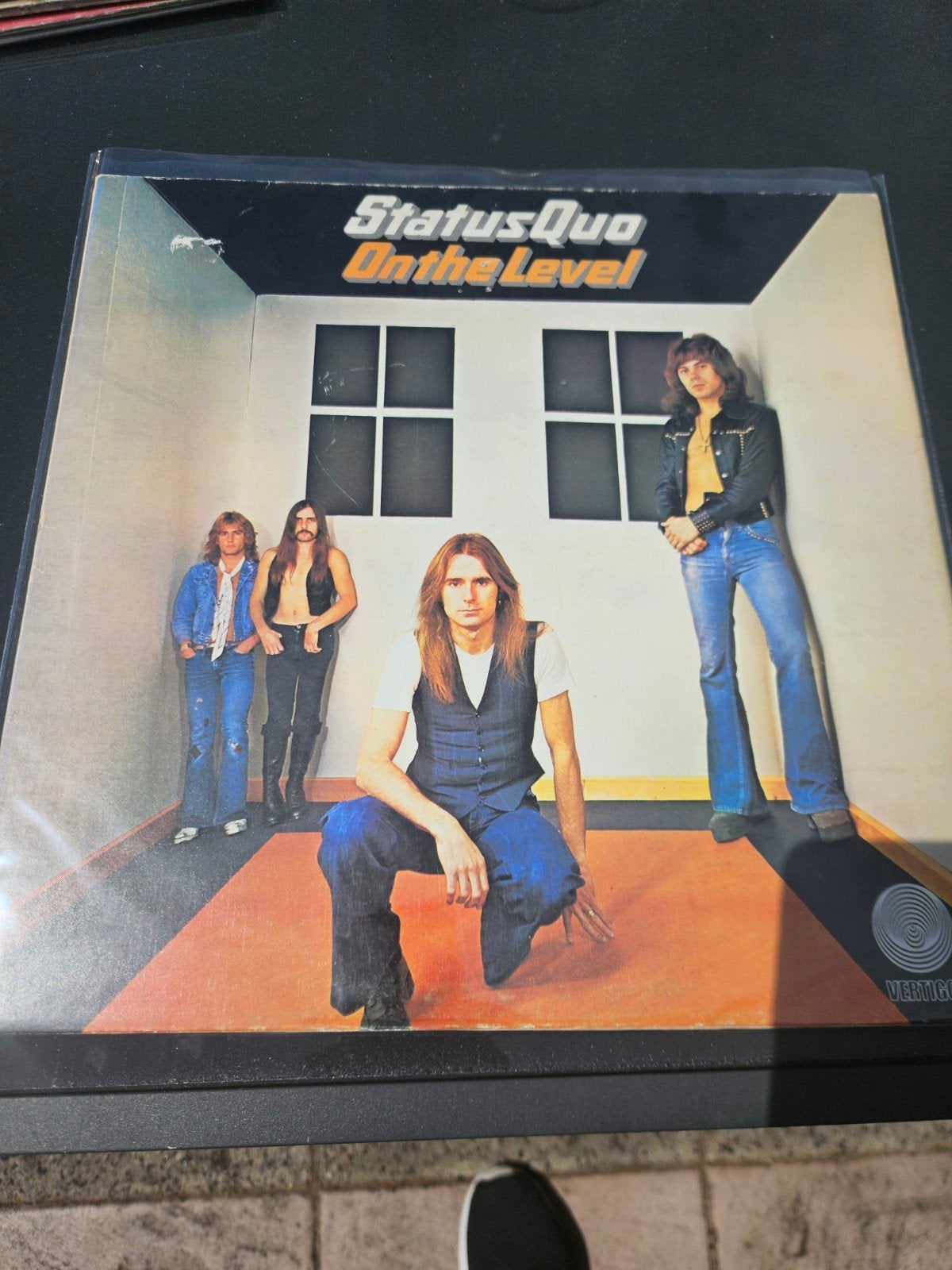 Status Quo - On the Level LP (1975), Cd's en Dvd's, Vinyl | Rock, LP, Gebruikt, Hard Rock, Originele persing