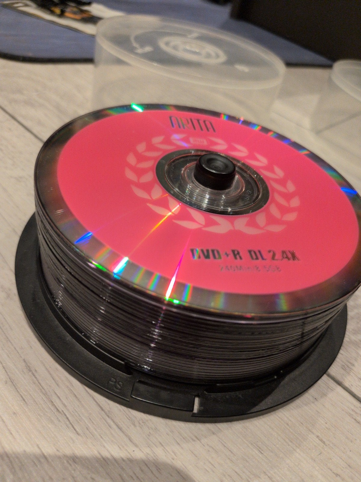 Partij ongebruikte CD-R en DVD-R DL schijven op spindel, Computers en Software, Beschrijfbare discs, Cd, Nieuw, Ophalen of Verzenden
