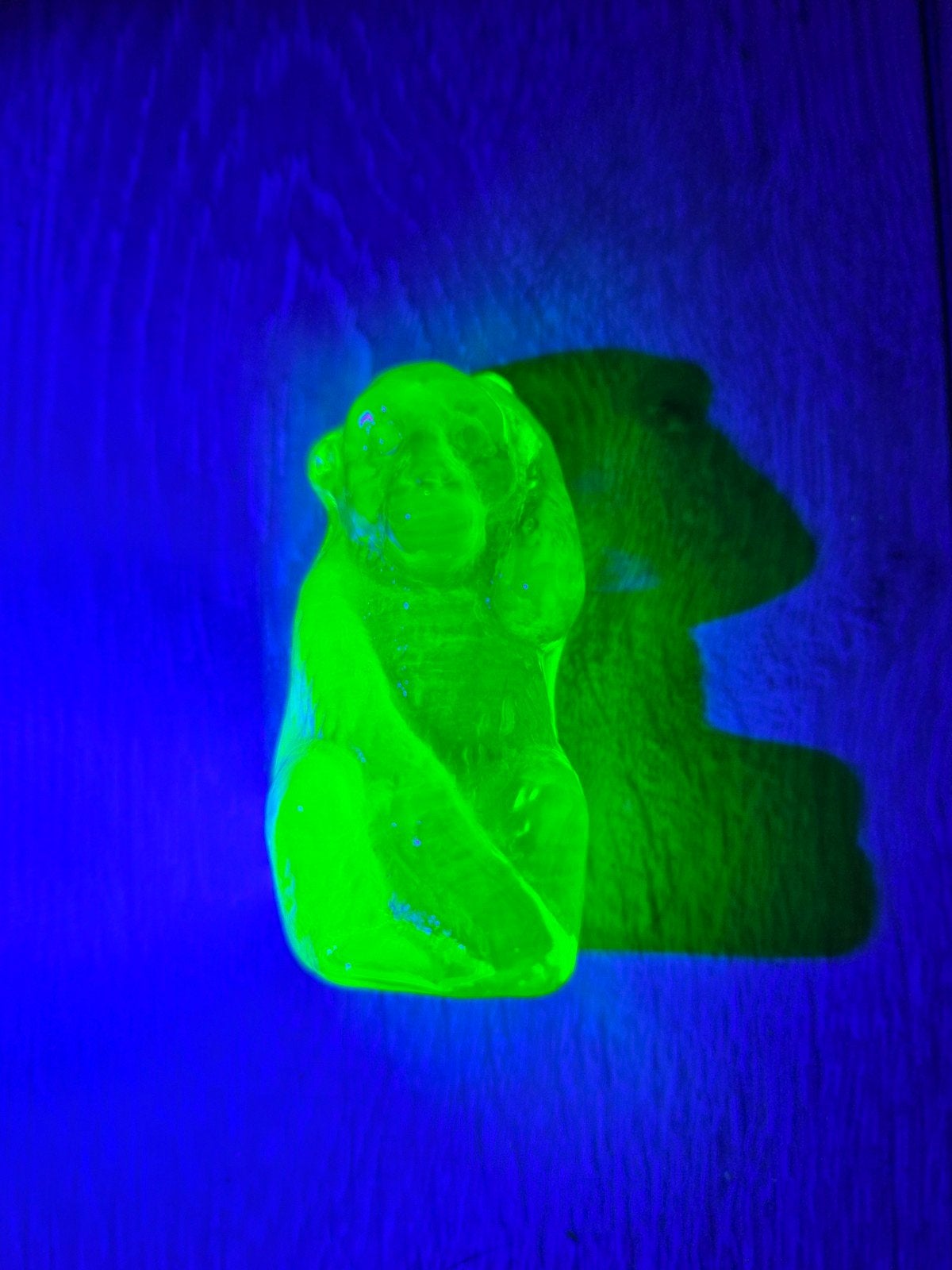 uranium glazen aapje, Ophalen of Verzenden