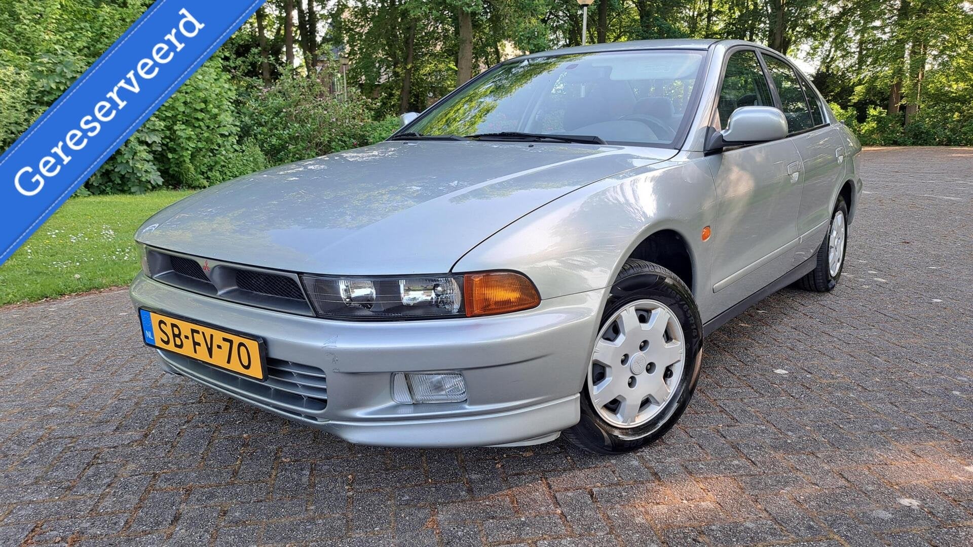 Mitsubishi Galant 2.0 GLSi aut. CLIMA ELEK RAMEN TREKHAAK, Auto's, Mitsubishi, Dealer onderhouden, Zwart, 4 cilinders, Metallic lak