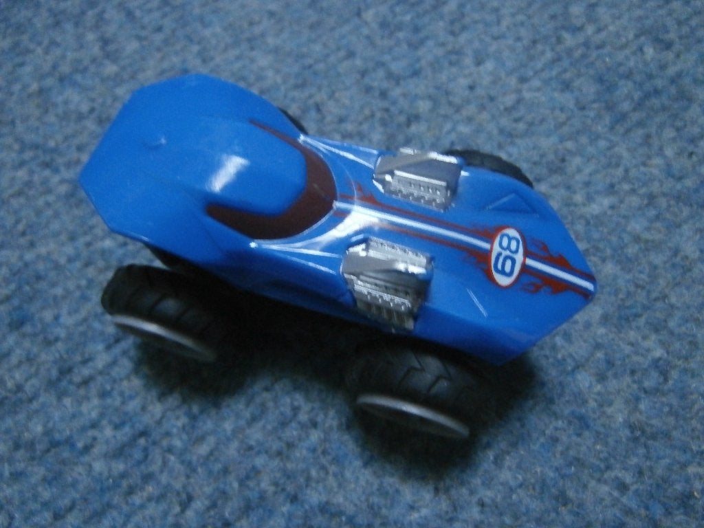 auto blauw raceauto sportauto speelgoed 89 8 cm modelauto, Kinderen en Baby's, Speelgoed | Speelgoedvoertuigen, Ophalen of Verzenden