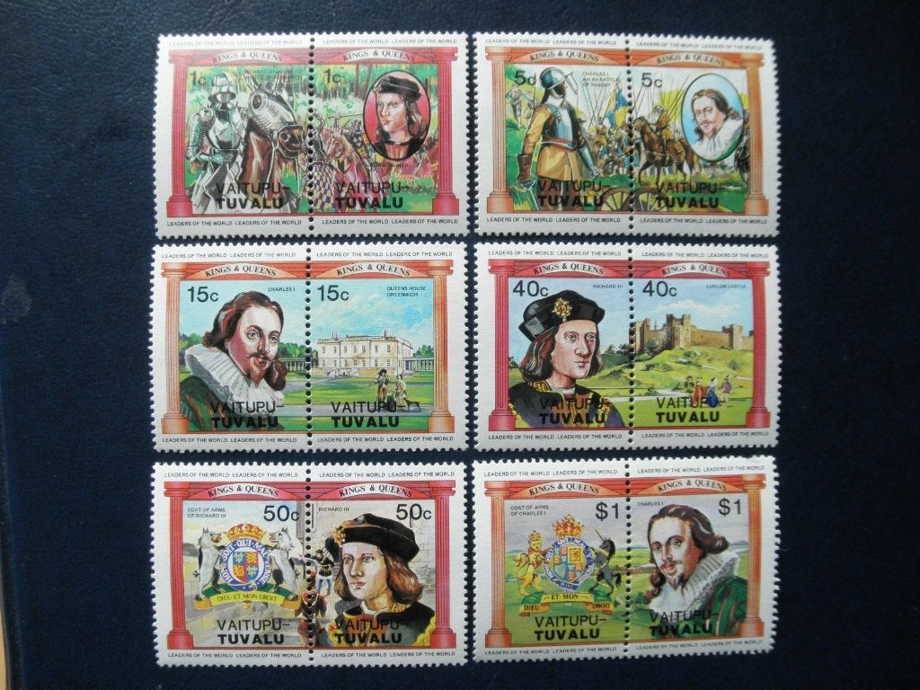 Postzegels Tuvalu 1984 koningen - cw € 8,50 zie tekst pf (4), Ophalen of Verzenden, Postfris