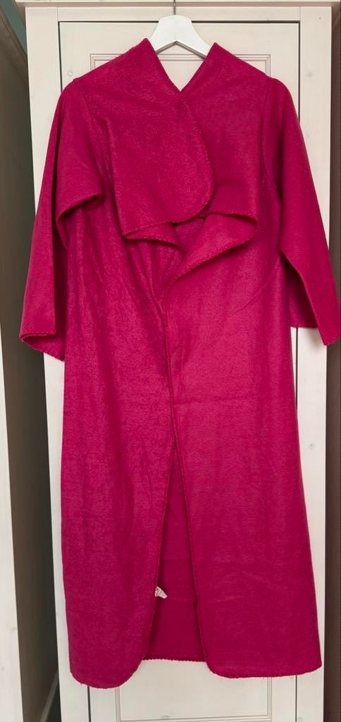 Fuchsia fleece dekentje met mouwen, Ophalen of Verzenden, Zo goed als nieuw