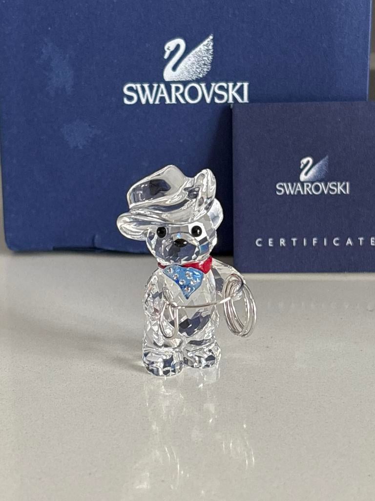 Swarovski kris beer Johnny, Ophalen of Verzenden, Zo goed als nieuw, Figuurtje
