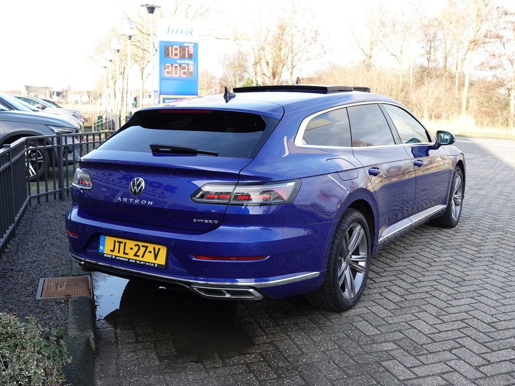 Volkswagen Arteon Shooting Brake 1.4 TSI eHybrid R-Line PANO, Auto's, Volkswagen, Arteon, Gebruikt, Blauw, Hybride Elektrisch/Benzine