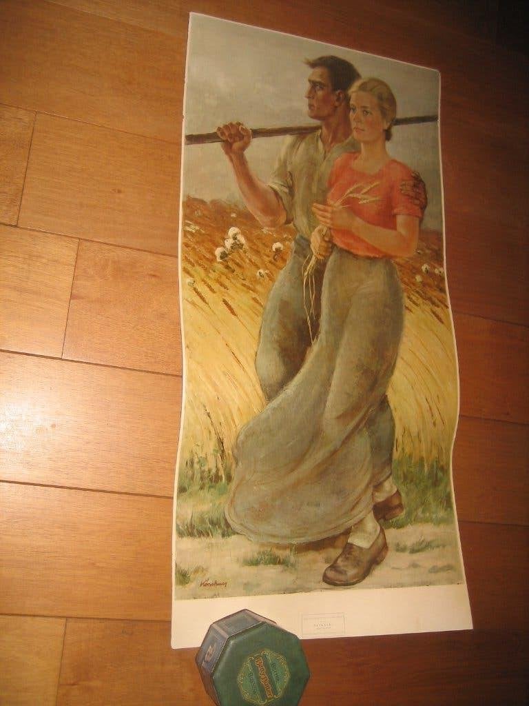 Heimkehr, Lena Koerschner, Portret of Personen, Realistisch, Overige technieken, Ophalen of Verzenden
