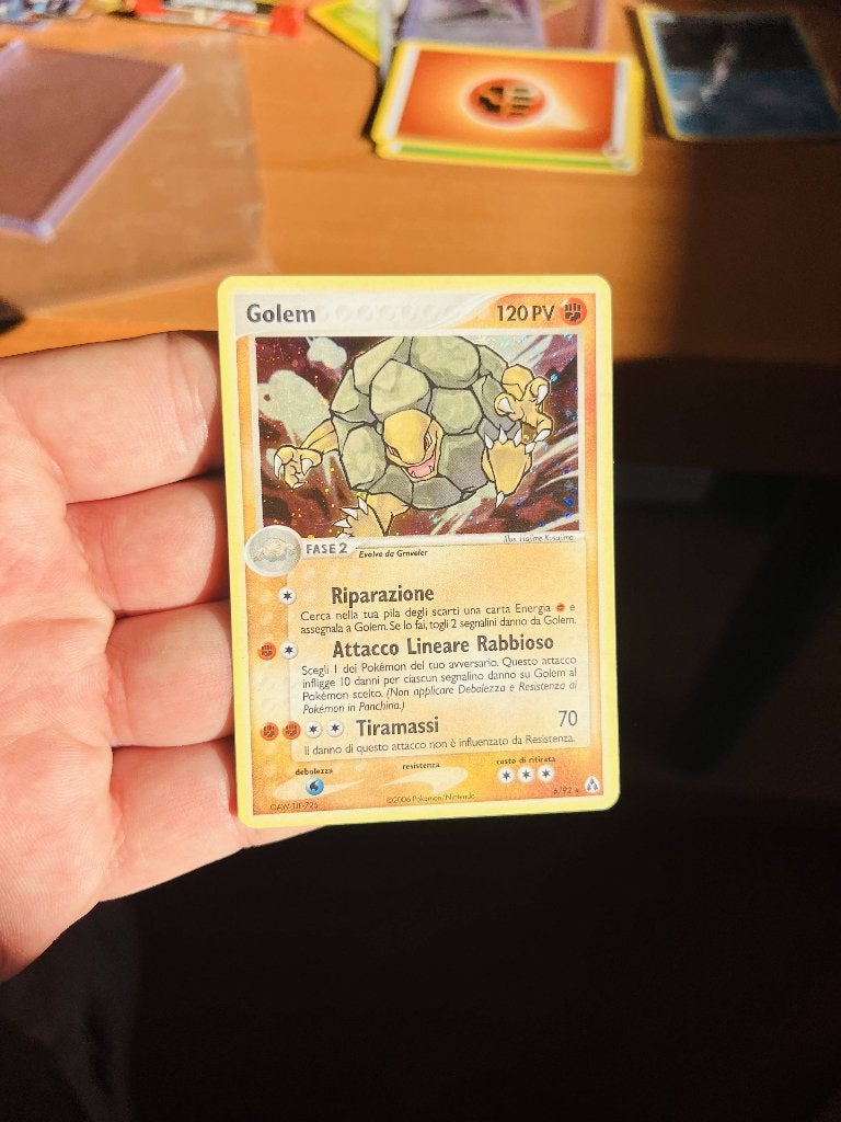 Golem 6/92 Holo Ex Legend Maker Pokemon, Verzenden, Zo goed als nieuw, Losse kaart, Foil
