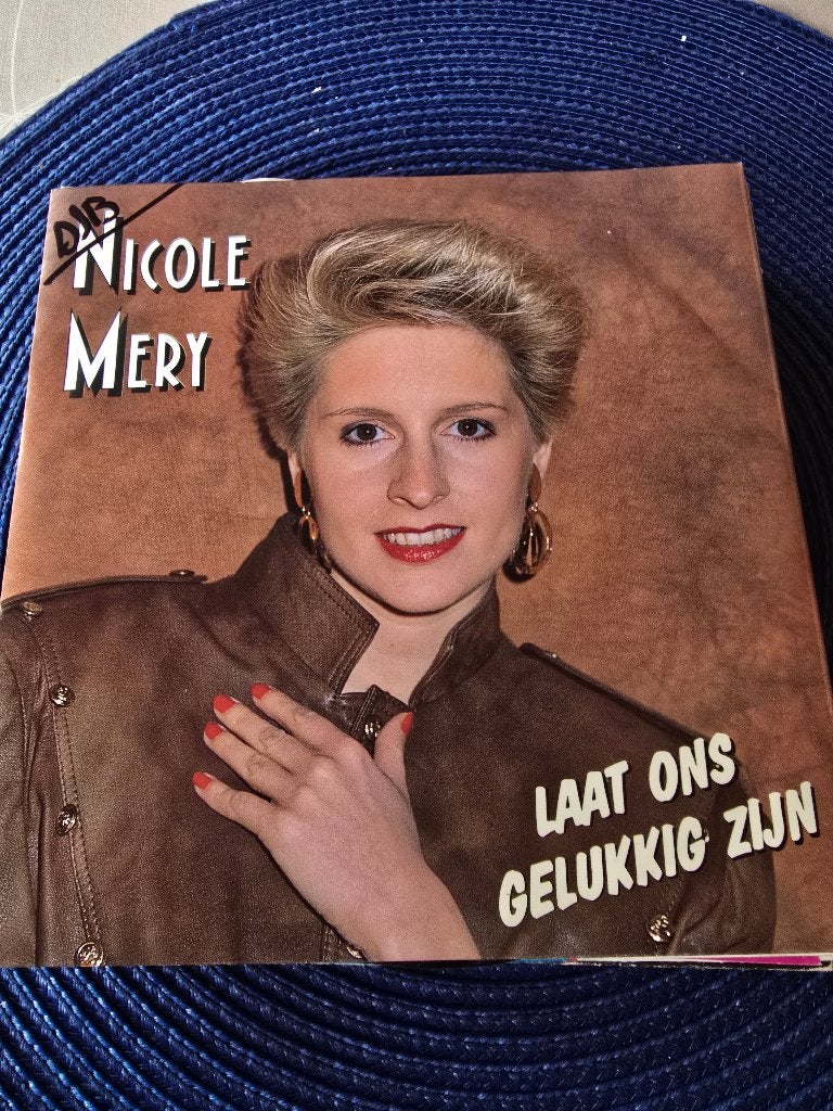 nicole mery laat ons gelukkig zijn, Cd's en Dvd's, Vinyl | Nederlandstalig, Verzenden, Gebruikt, 7 inch, Levenslied of Smartlap