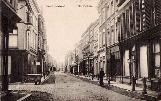 Gorinchem,  Gasthuisstr. 1911, uitg. J. van Aken  nr.  1576, Verzenden, Voor 1920, Gelopen, Zuid-Holland
