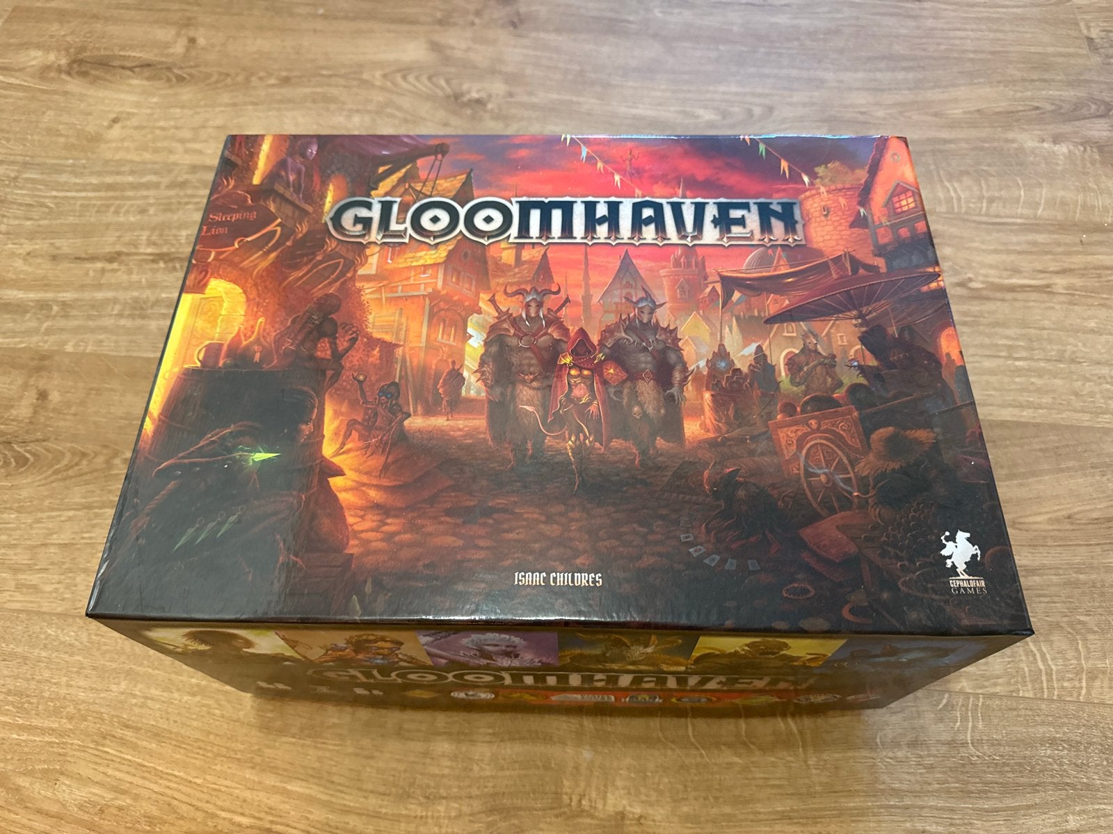 Gloomhaven Bordspel -ongespeeld met inlay, Een of twee spelers, Ophalen, Nieuw