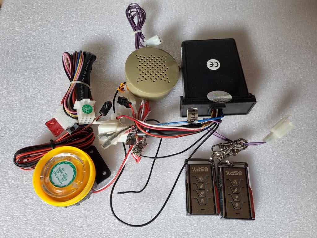 SPY Motorfiets Alarmsysteem met Afstandsbediening, Motoren, Accessoires | Overige, Nieuw, Ophalen of Verzenden