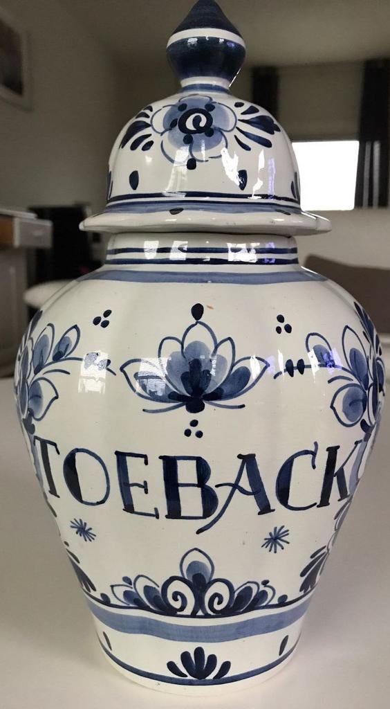 Gota Delfts Holland Handgeschilderde Tabakspot C7, Ophalen of Verzenden