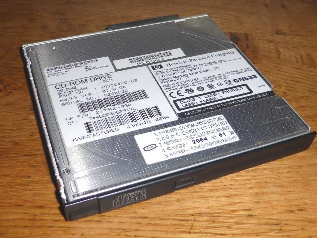 HP CD224E - interne CD-ROM drive voor HP laptops, Intern, Ophalen of Verzenden, Zo goed als nieuw, Windows