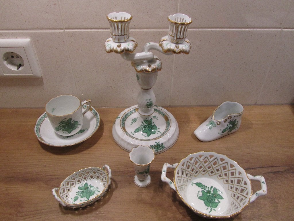 Herend Apponyi groen, Ophalen of Verzenden
