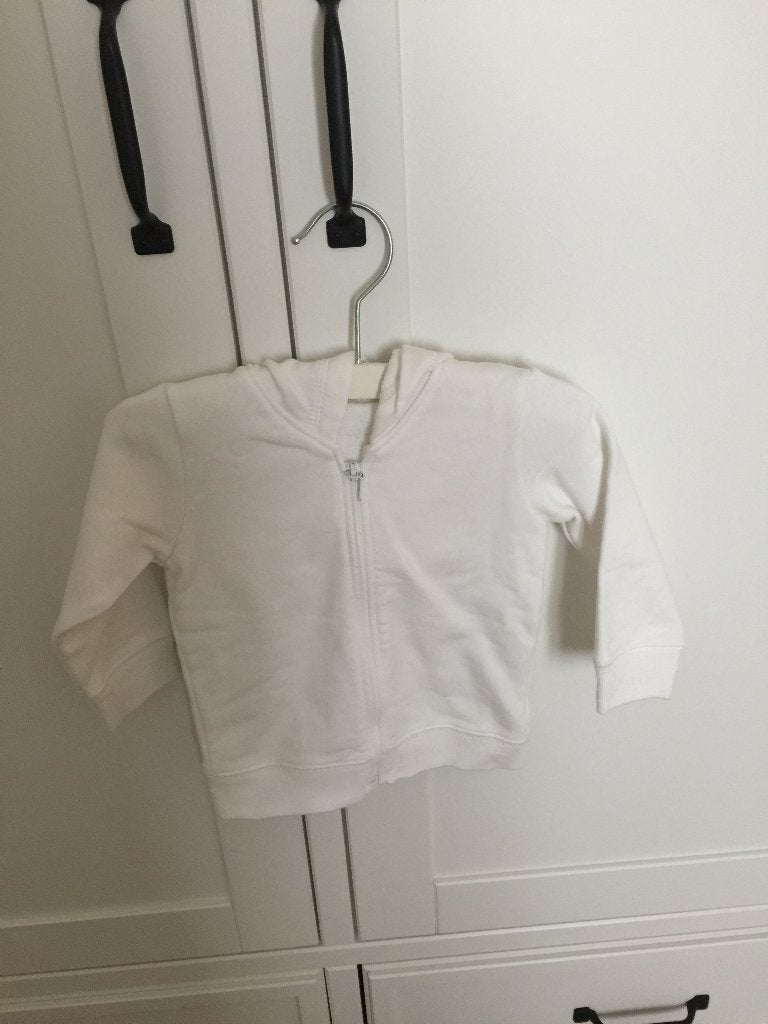 Vest baby Benetton maat 68 offwhite, Ophalen, Zo goed als nieuw, Benetton, Truitje of Vestje