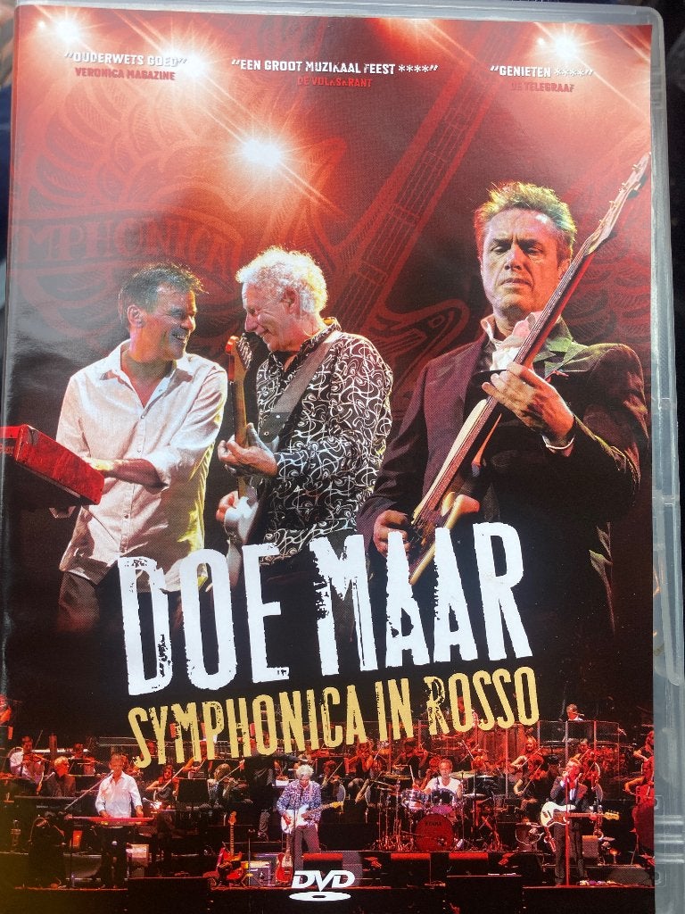 Doe Maar Symphonica in Rosso DVD, Alle leeftijden, Nederlands, Zo goed als nieuw, Concert