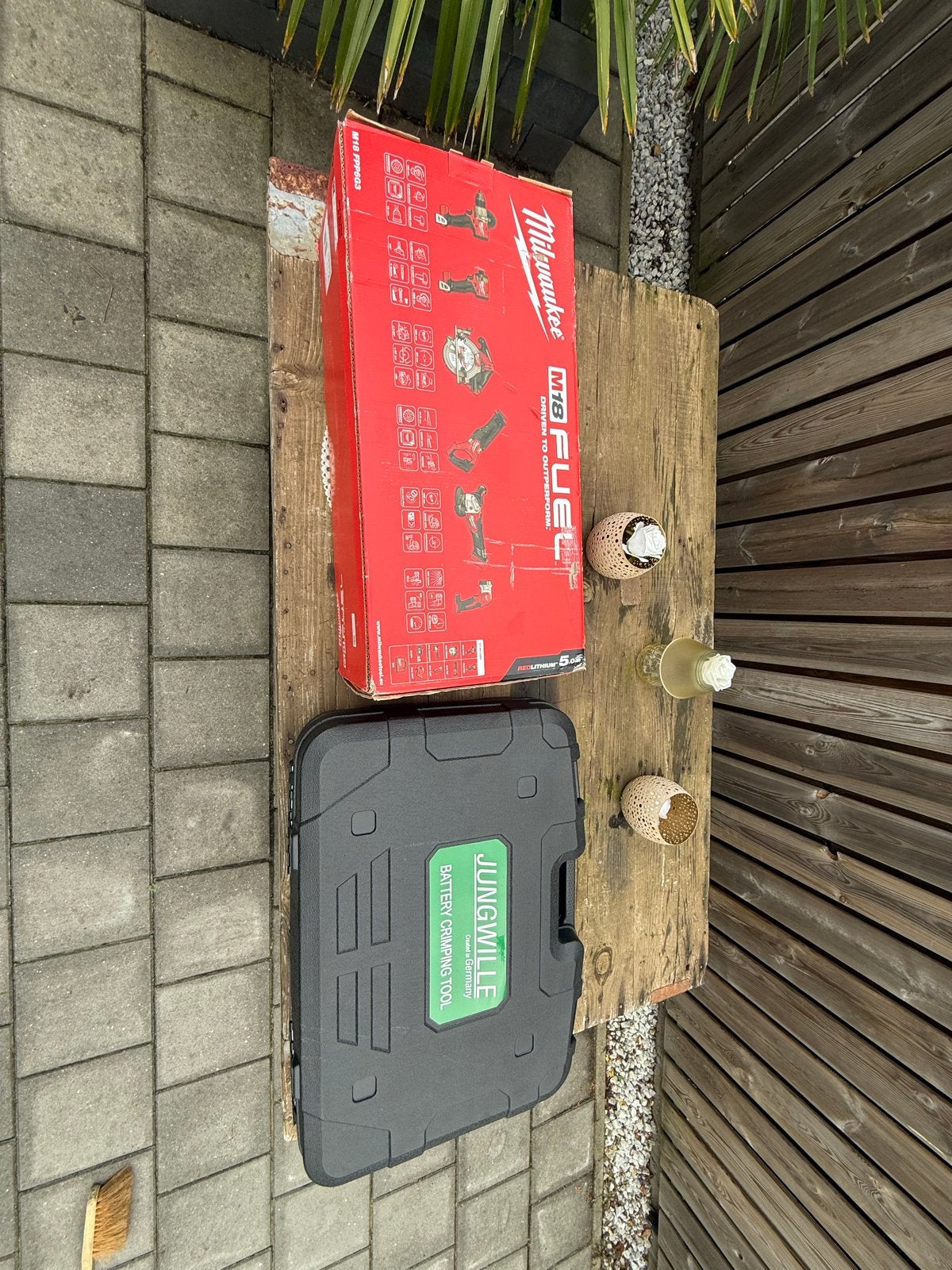 Jungwille JW-300/30C Perstang / milwaukee set, Ophalen, Nieuw